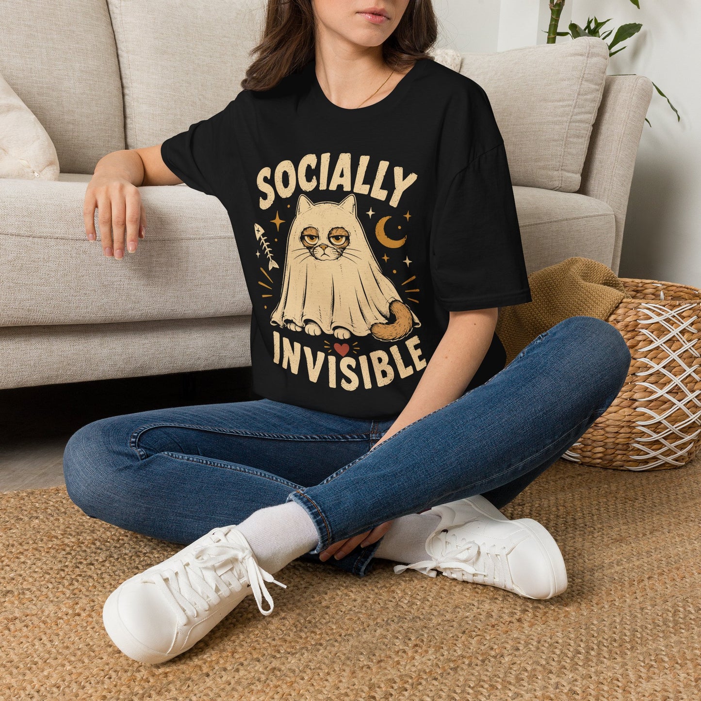 Socially invisible t T-shirt