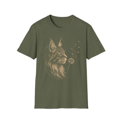 Dandelion cat t T-shirt