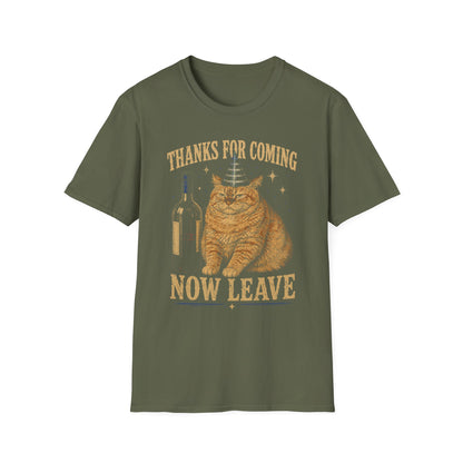 Now leave t T-shirt