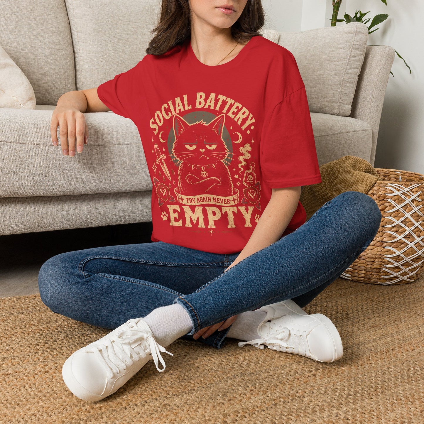 Battery empty t T-shirt