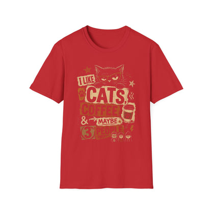 Cats Coffee T-Shirt