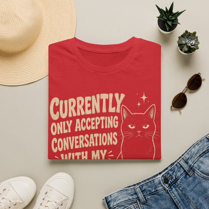 Conversation Cat T-Shirt
