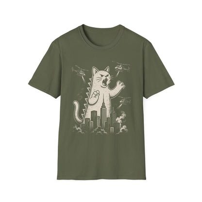 Gun cat t T-shirt