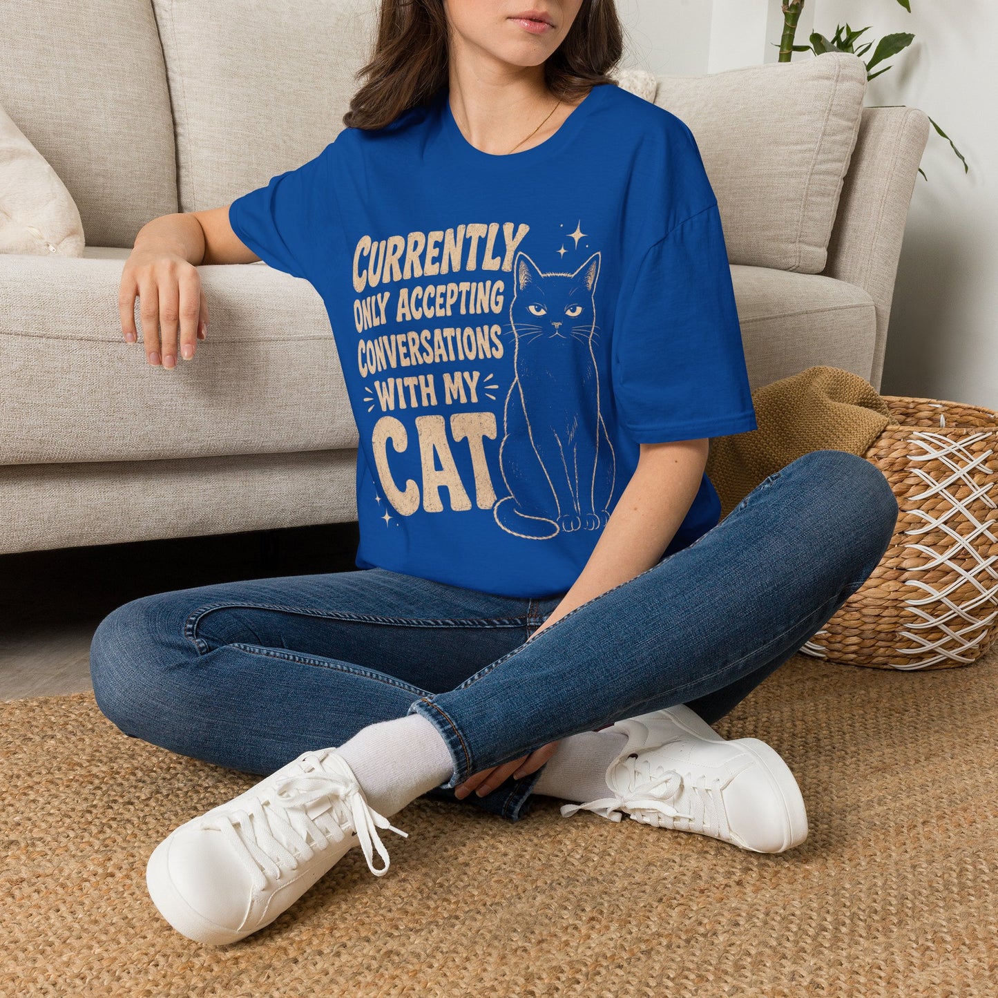 Conversation Cat T-Shirt