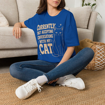 Conversation Cat T-Shirt
