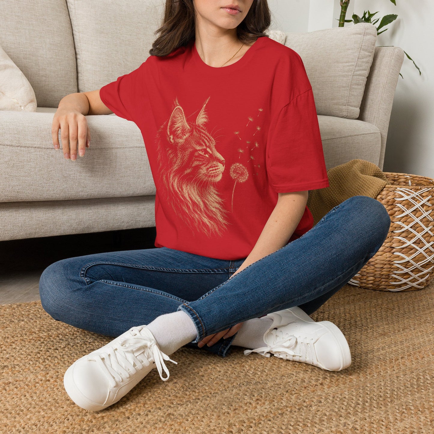 Dandelion cat t T-shirt