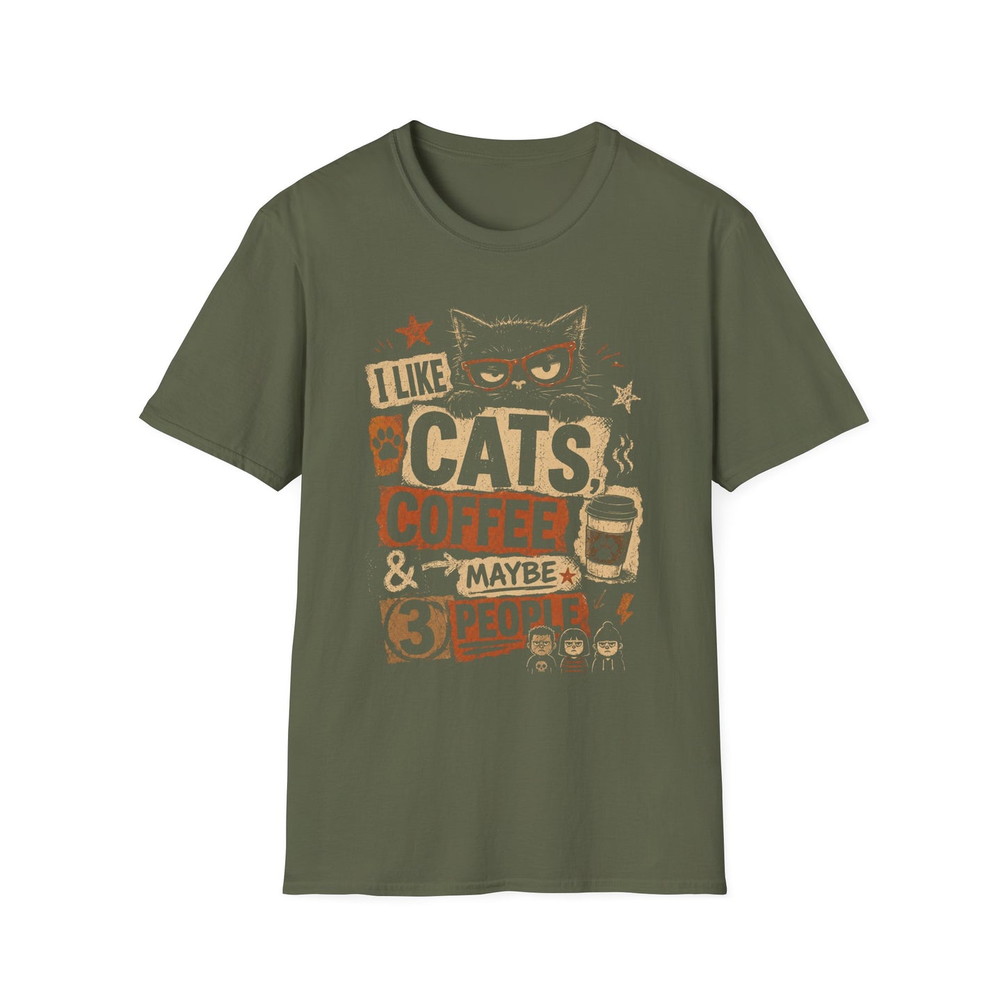 Cats Coffee T-Shirt