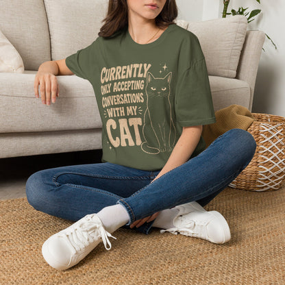 Conversation Cat T-Shirt