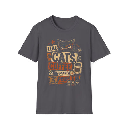 Cats Coffee T-Shirt