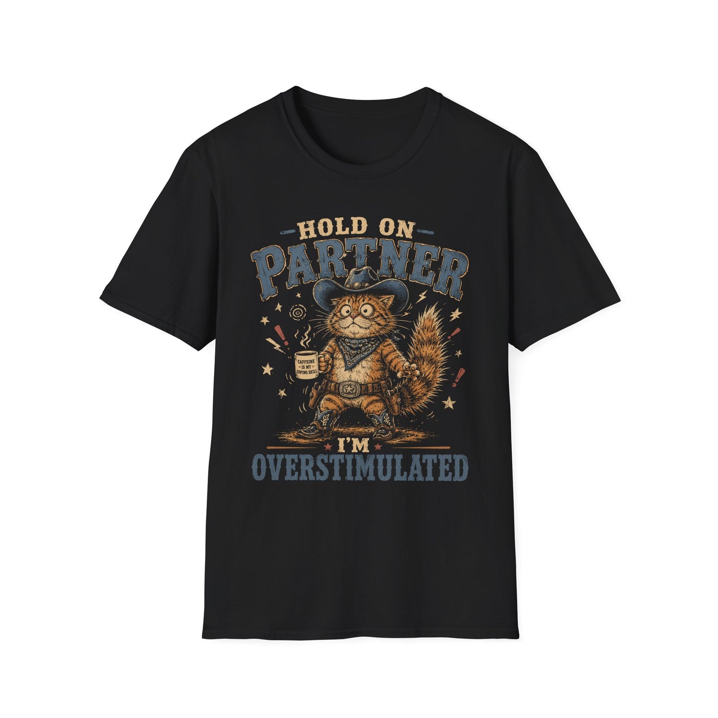Overstimulated partner t T-shirt
