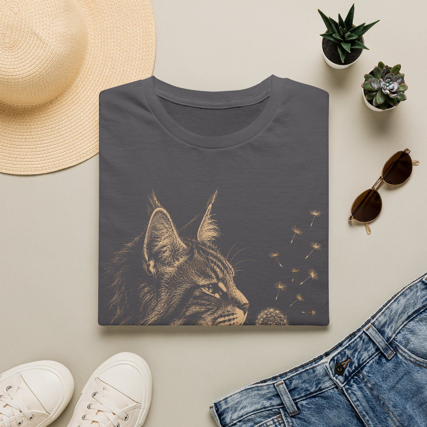 Dandelion cat t T-shirt