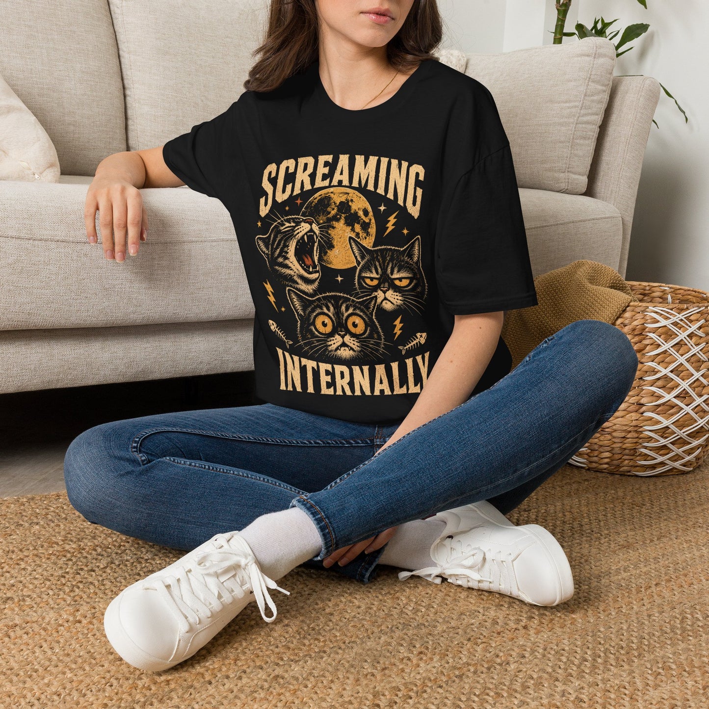 Internal screaming t T-shirt