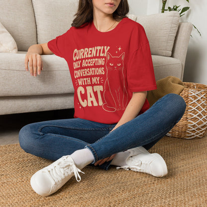 Conversation Cat T-Shirt