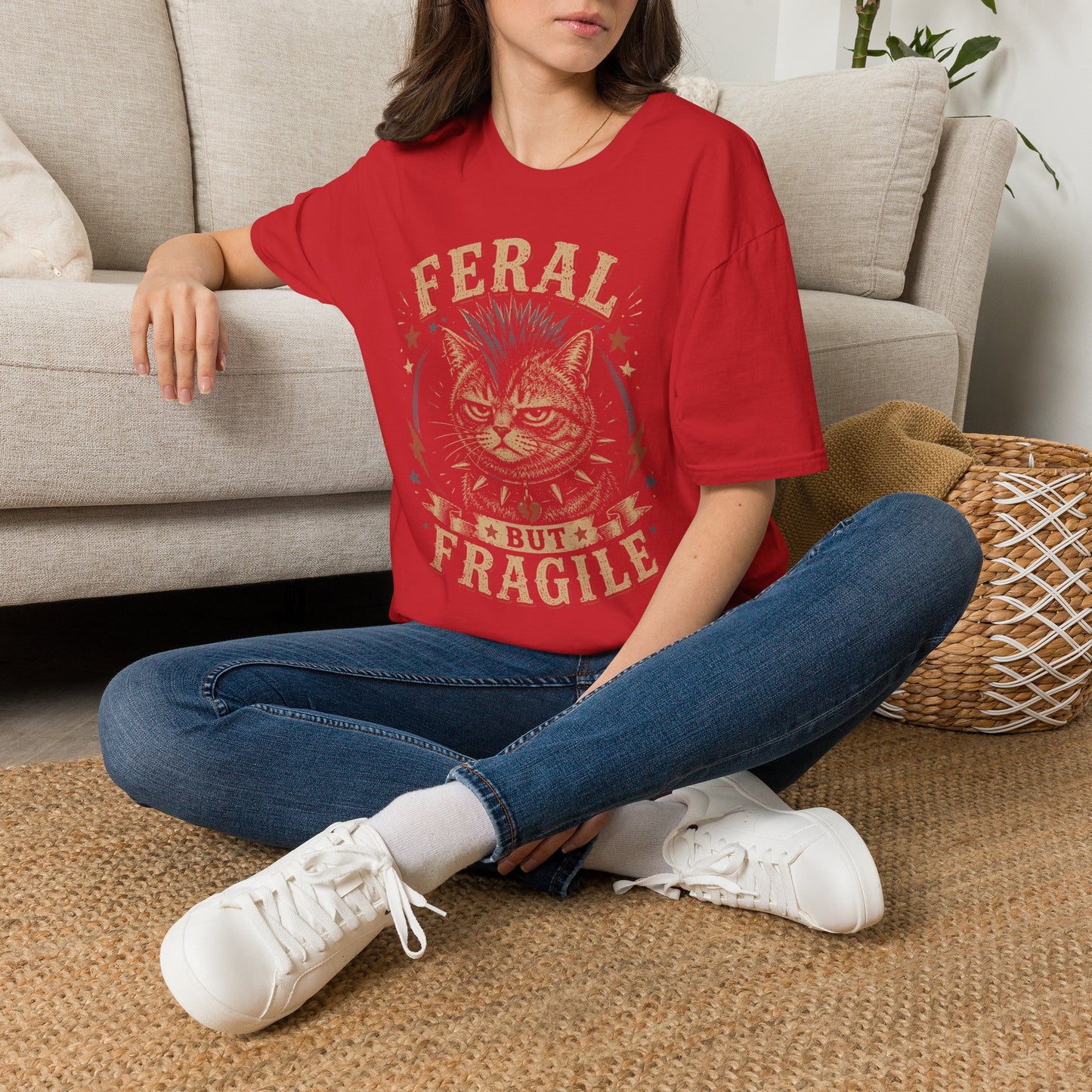 Feral fragile t T-shirt