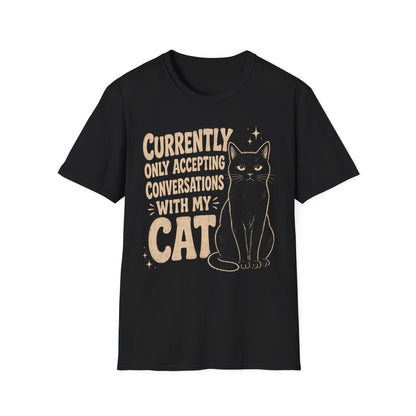 Conversation Cat T-Shirt