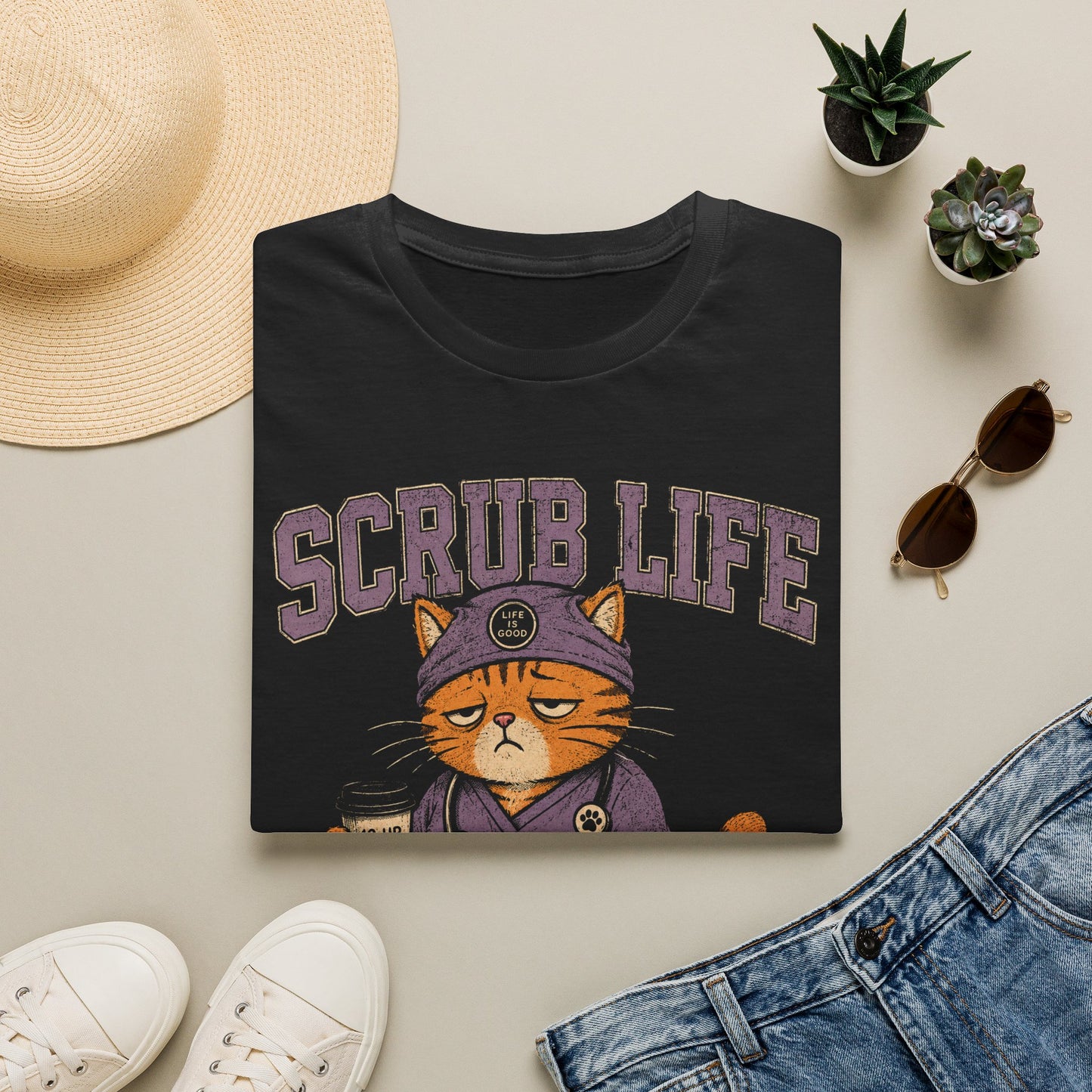 Scrub Tabby T-Shirt