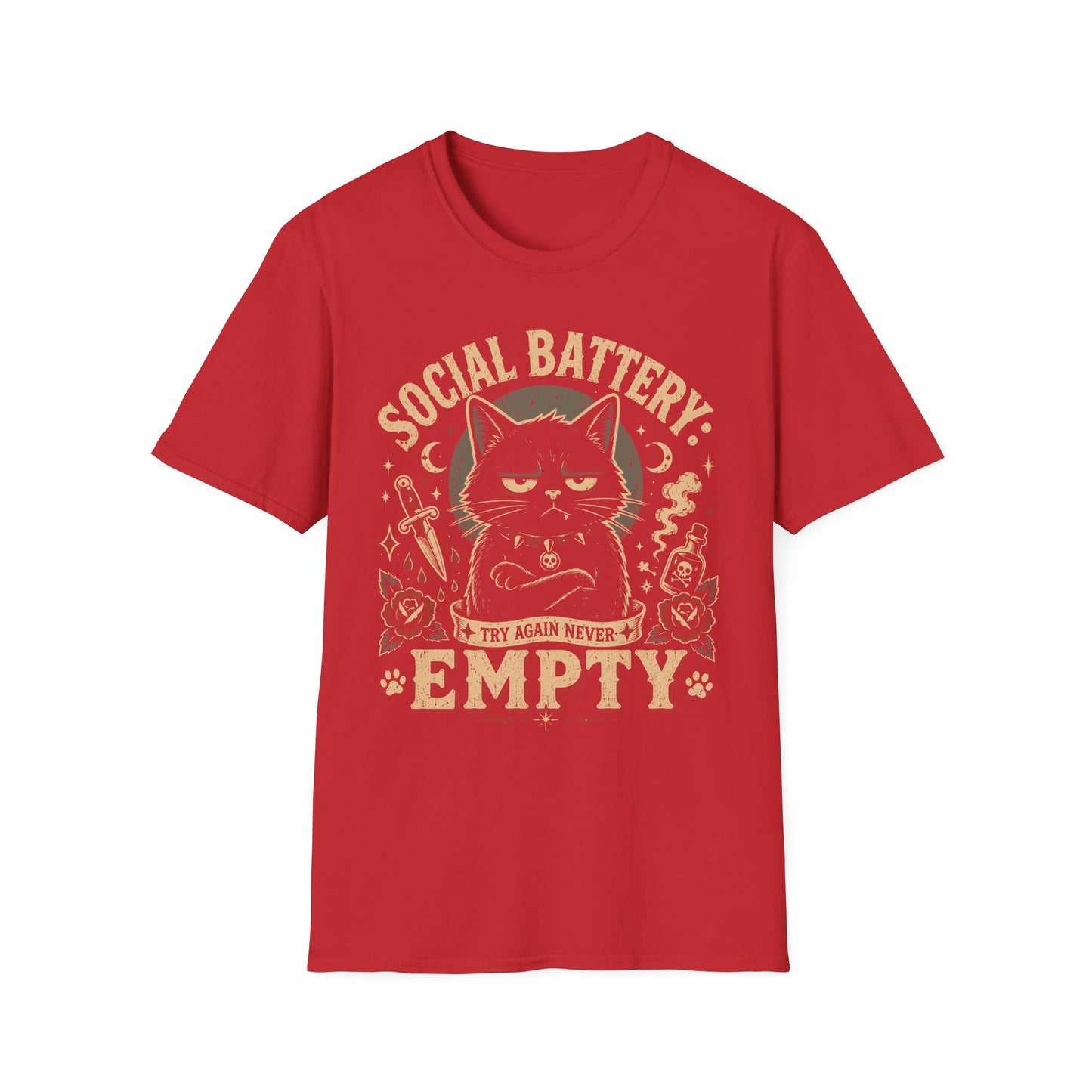 Battery empty t T-shirt