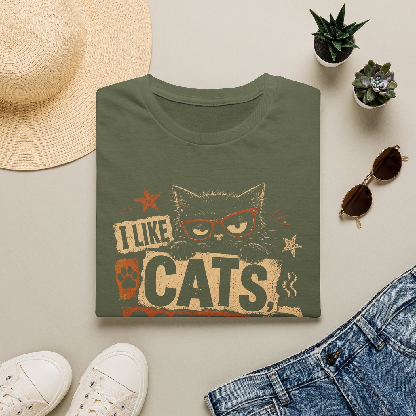Cats Coffee T-Shirt