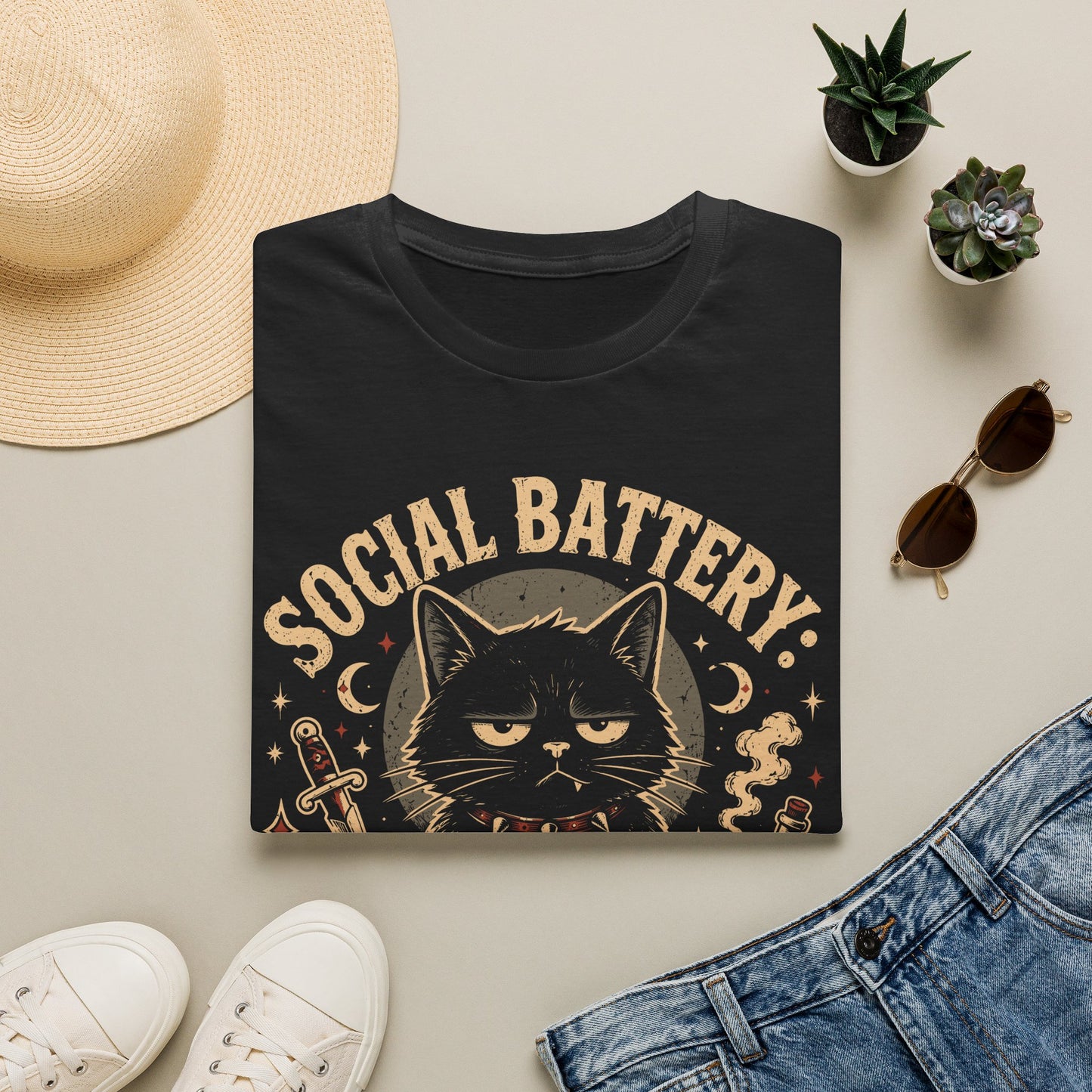 Battery empty t T-shirt