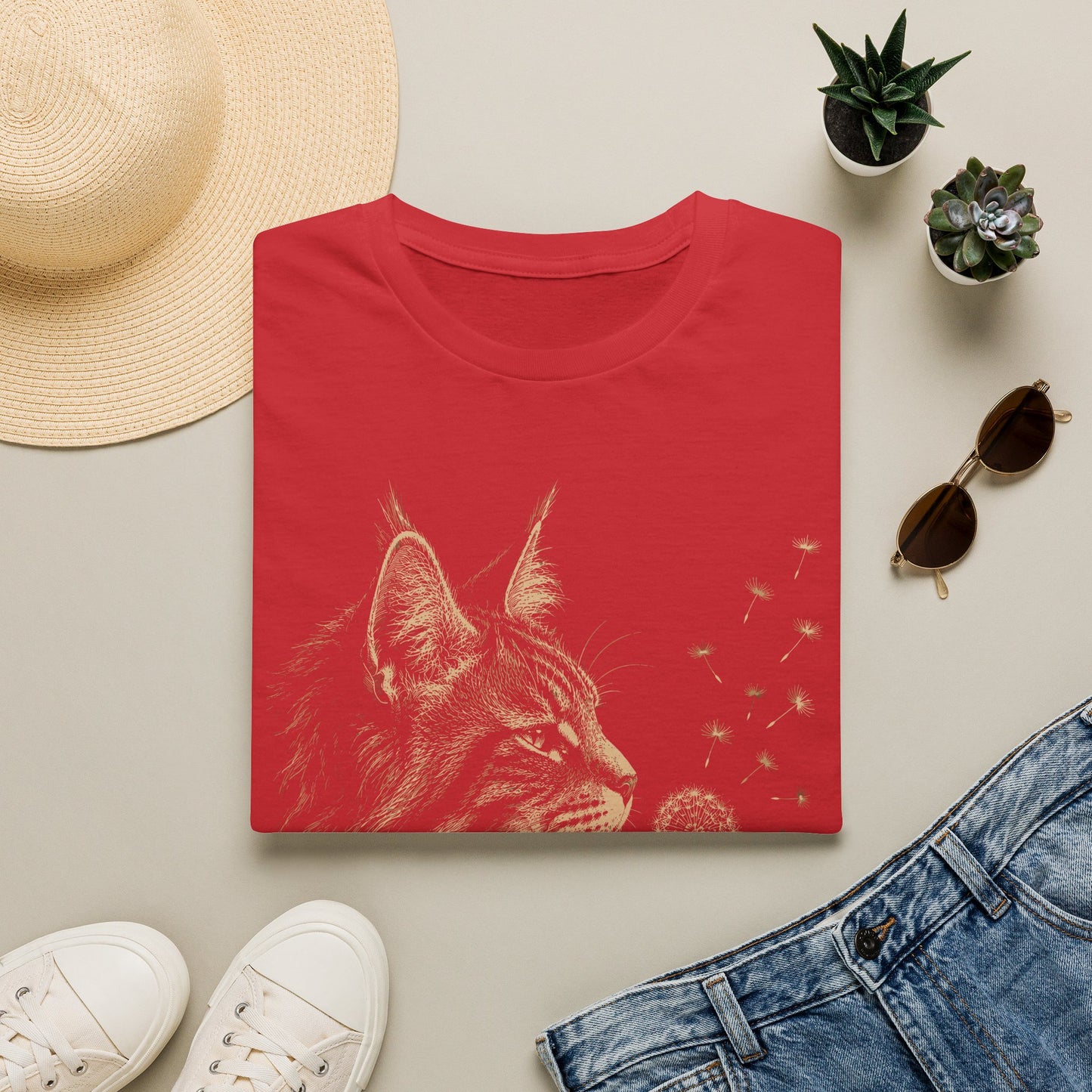 Dandelion cat t T-shirt