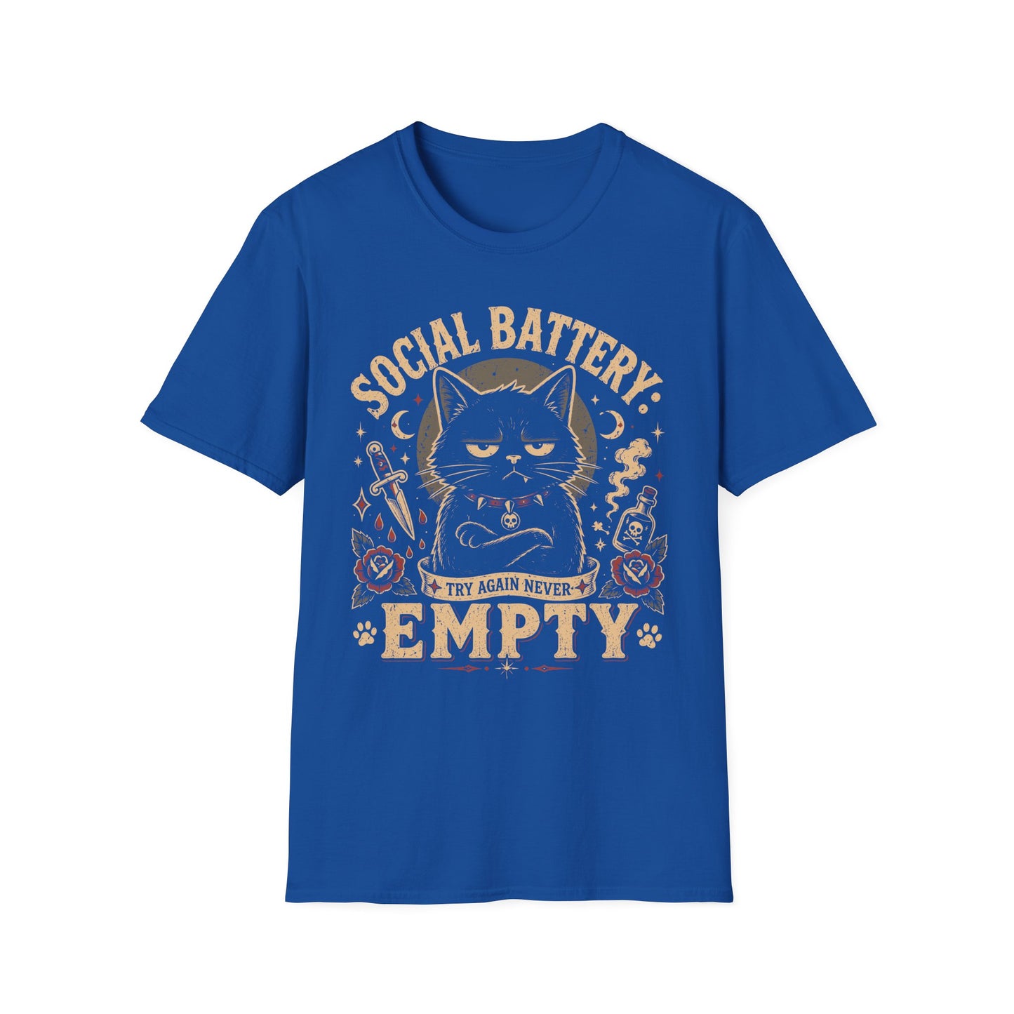Battery empty t T-shirt