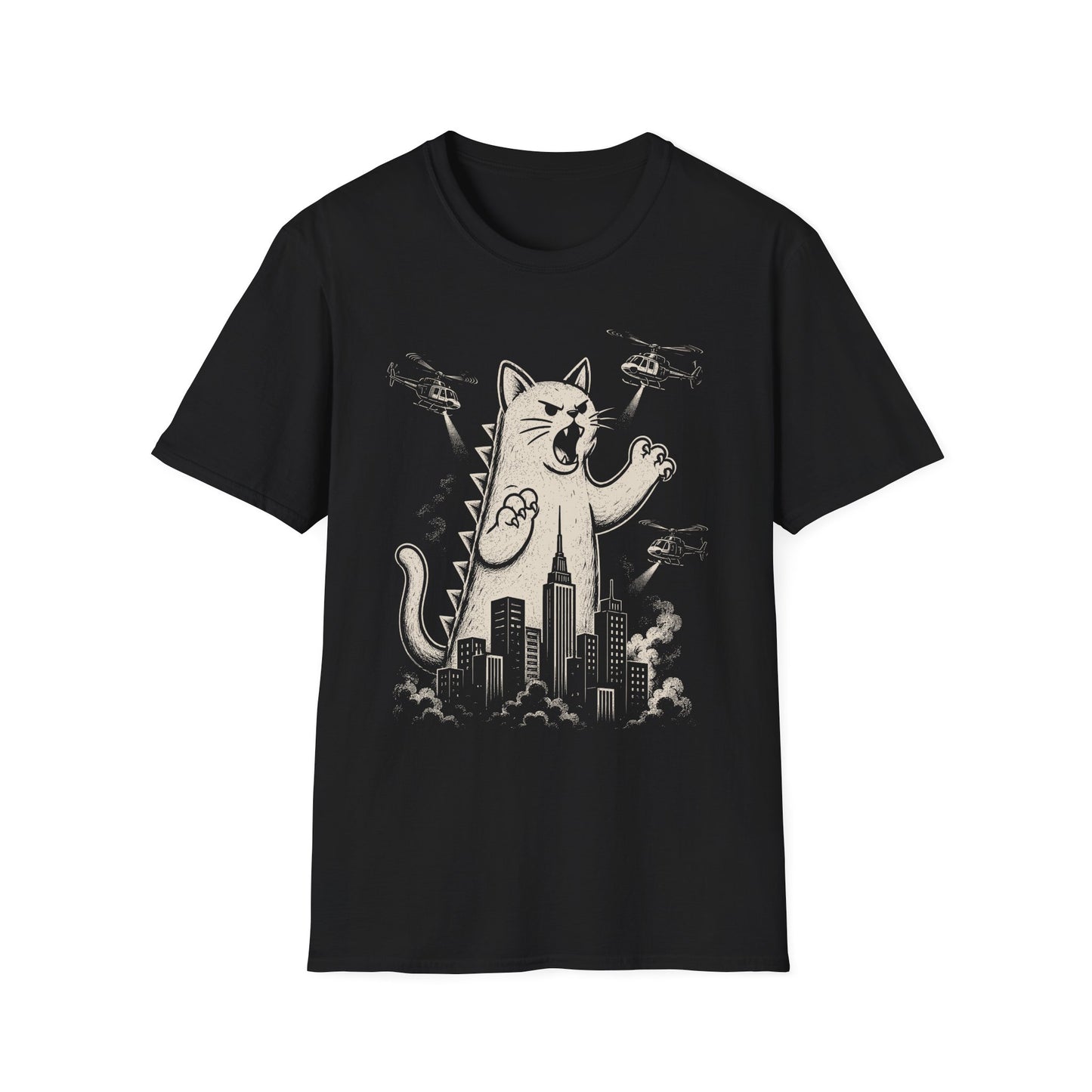 Gun cat t T-shirt