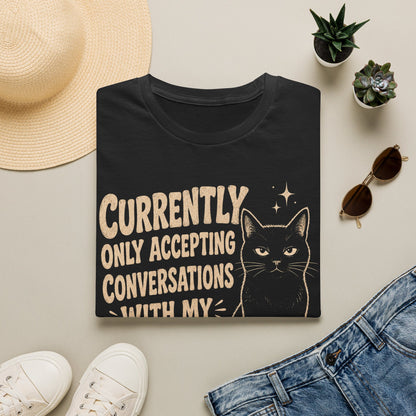 Conversation Cat T-Shirt