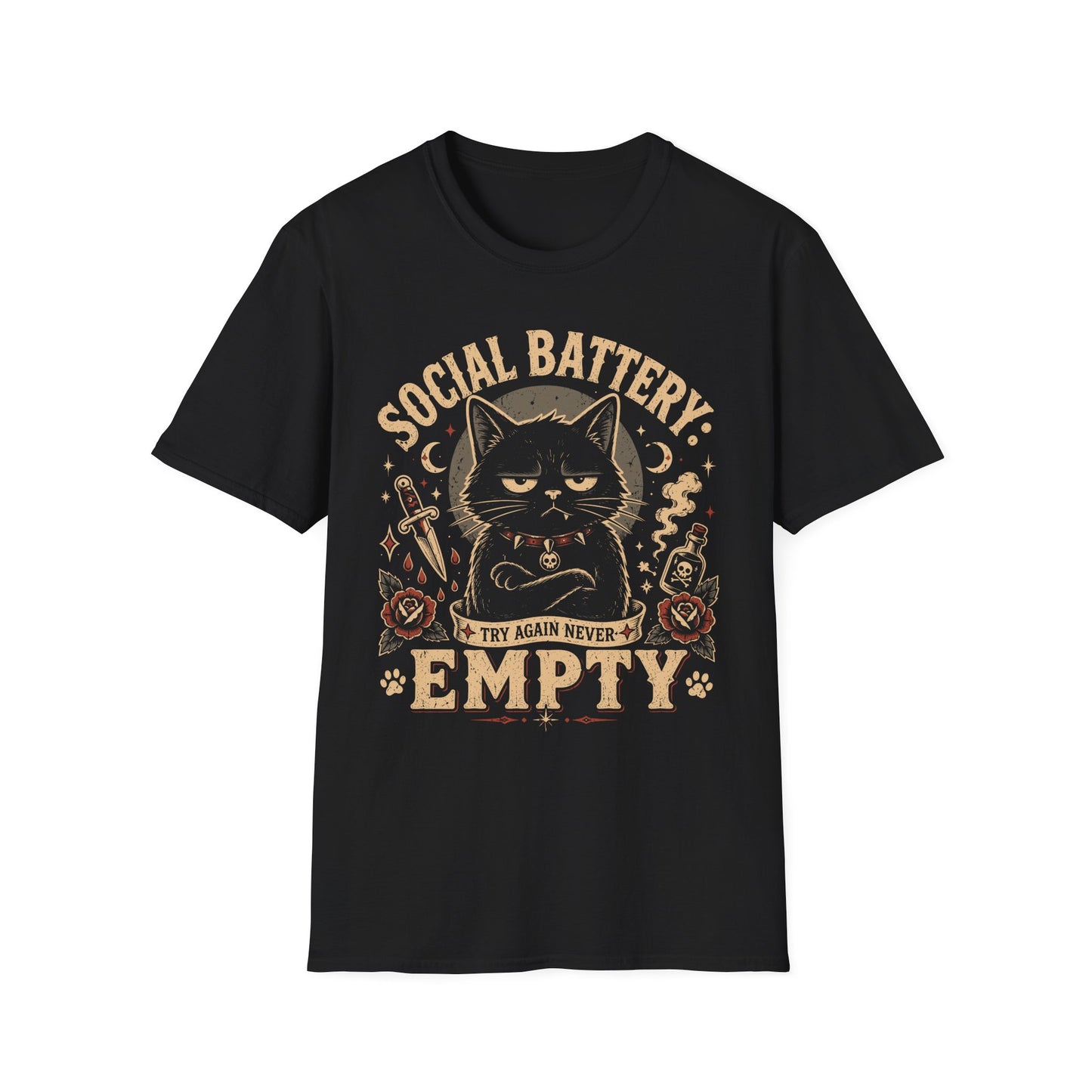Battery empty t T-shirt
