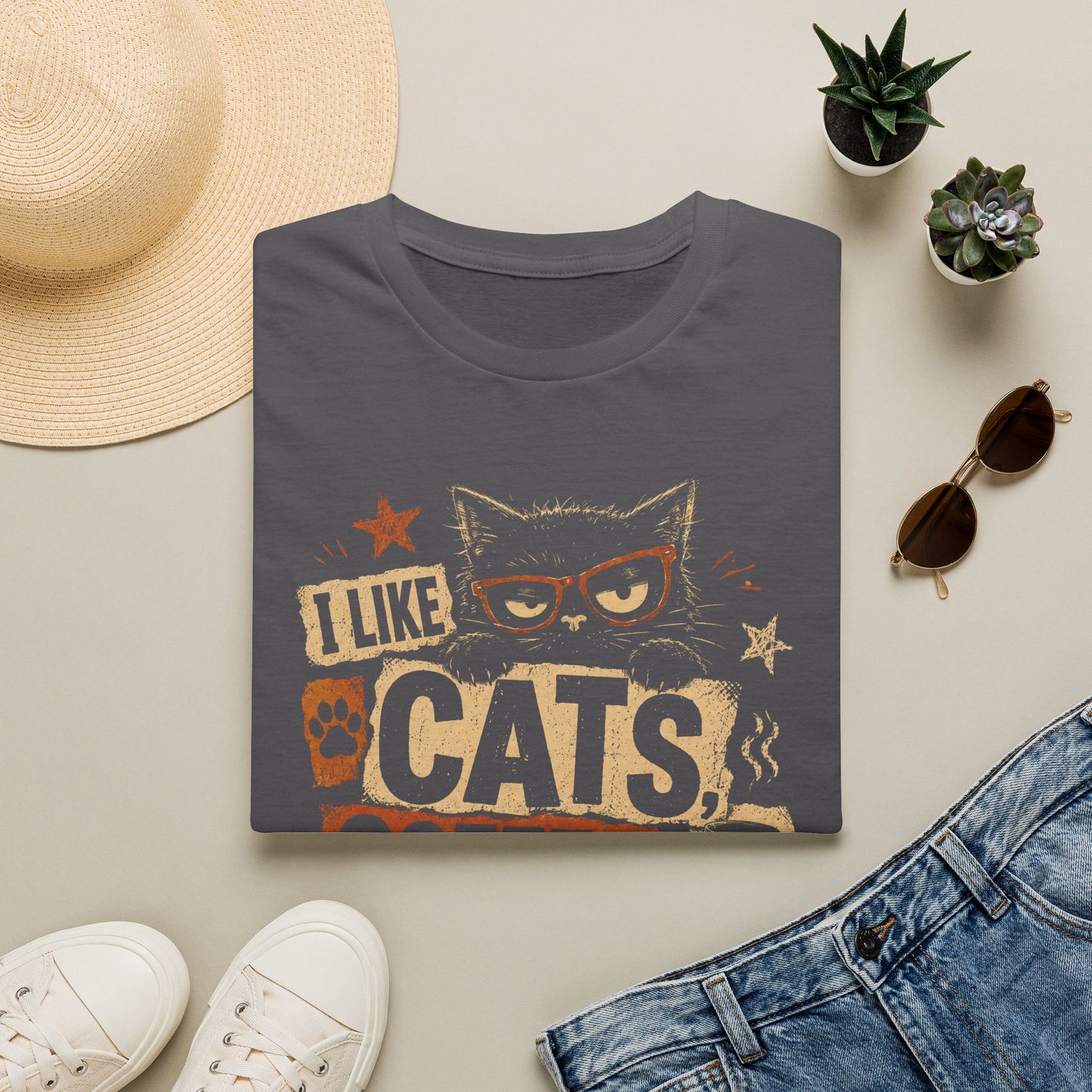 Cats Coffee T-Shirt