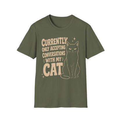 Conversation Cat T-Shirt