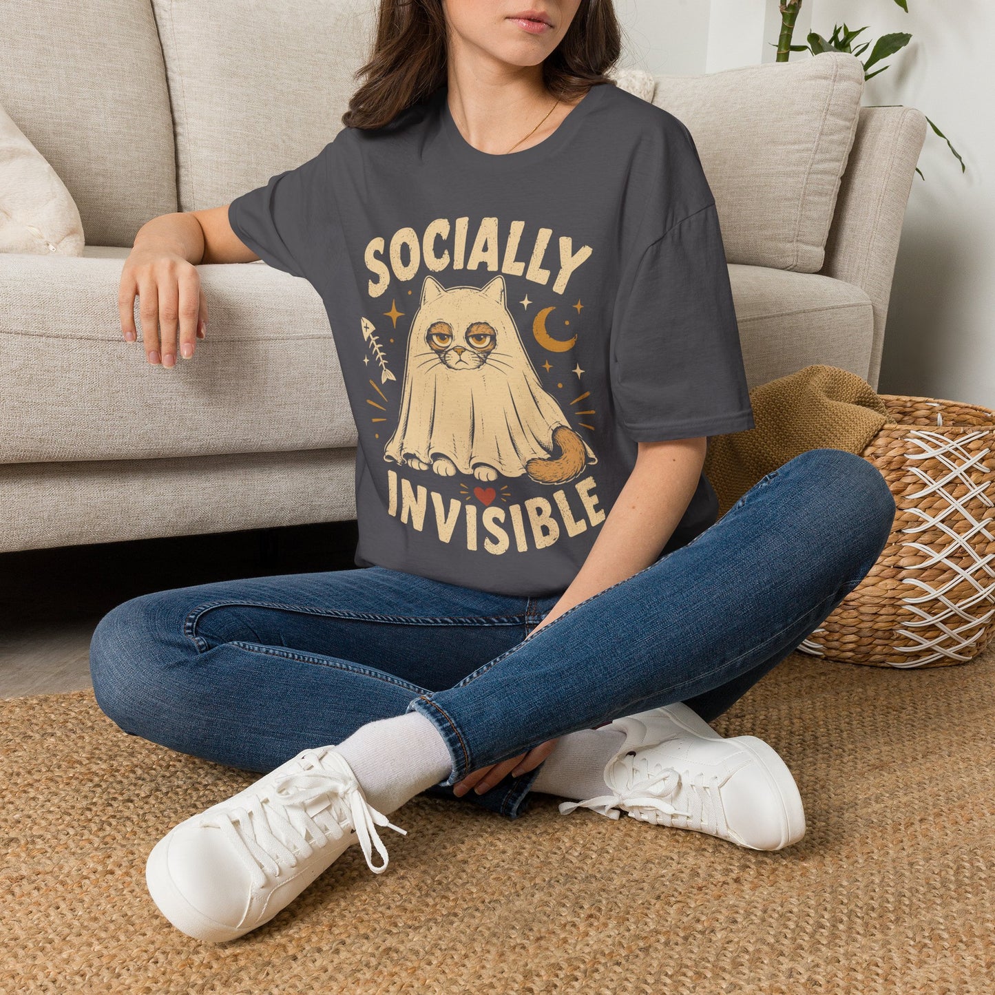 Socially invisible t T-shirt