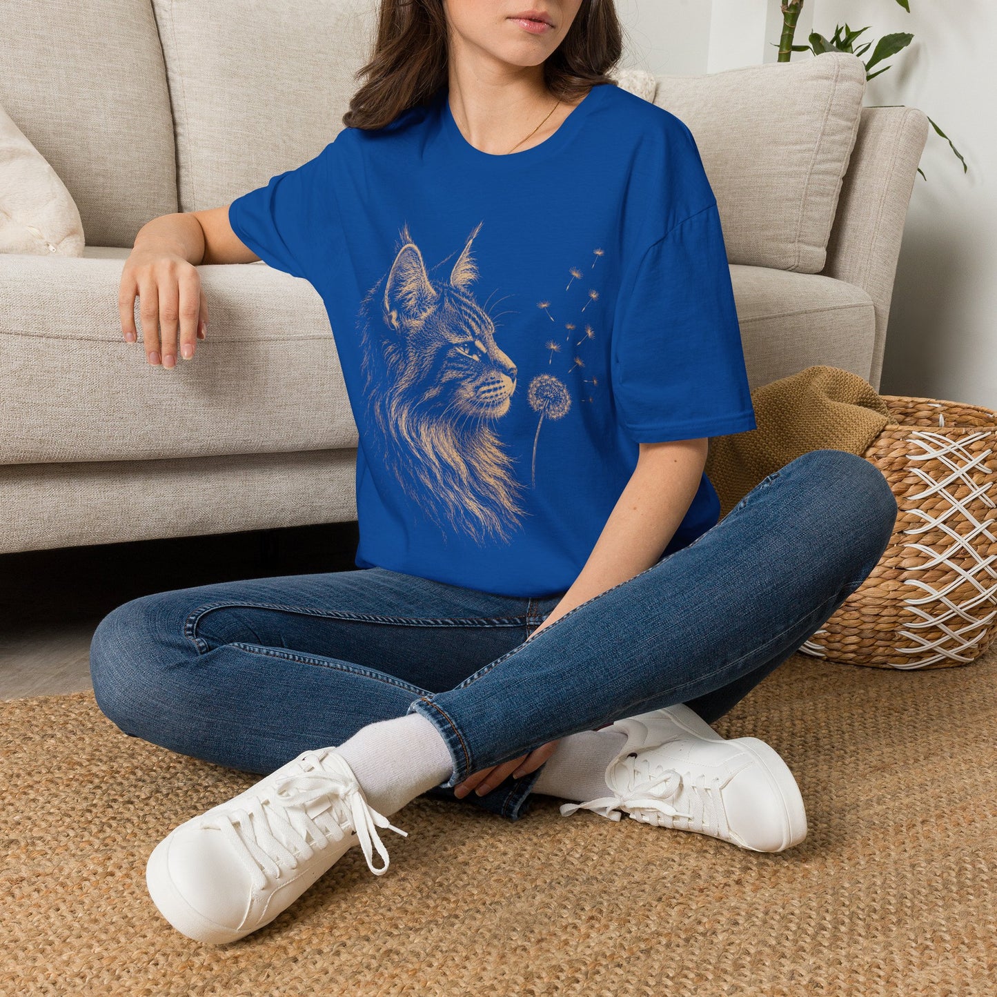 Dandelion cat t T-shirt