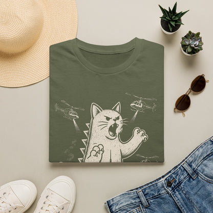 Gun cat t T-shirt