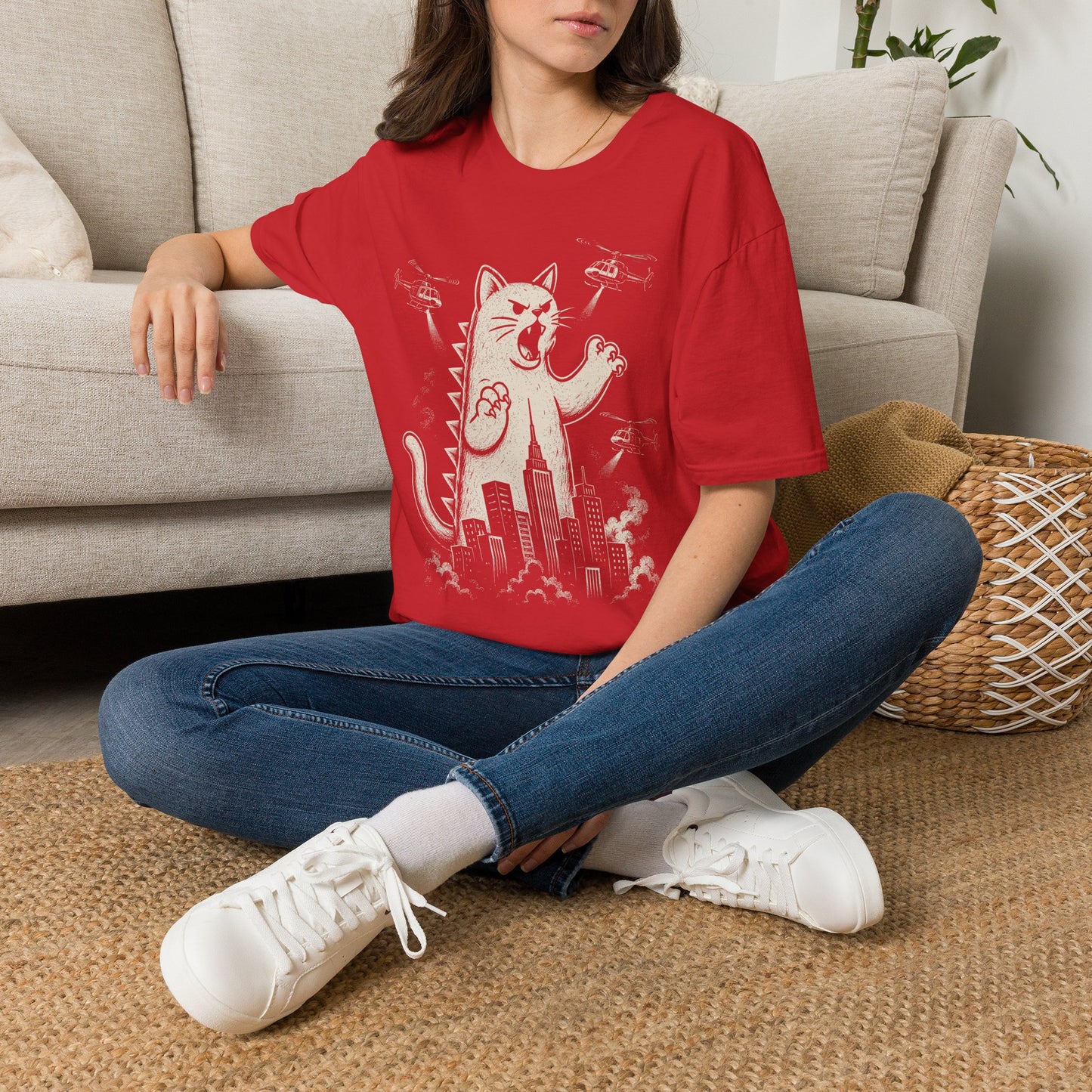 Gun cat t T-shirt