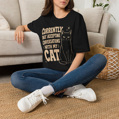 Conversation Cat T-Shirt
