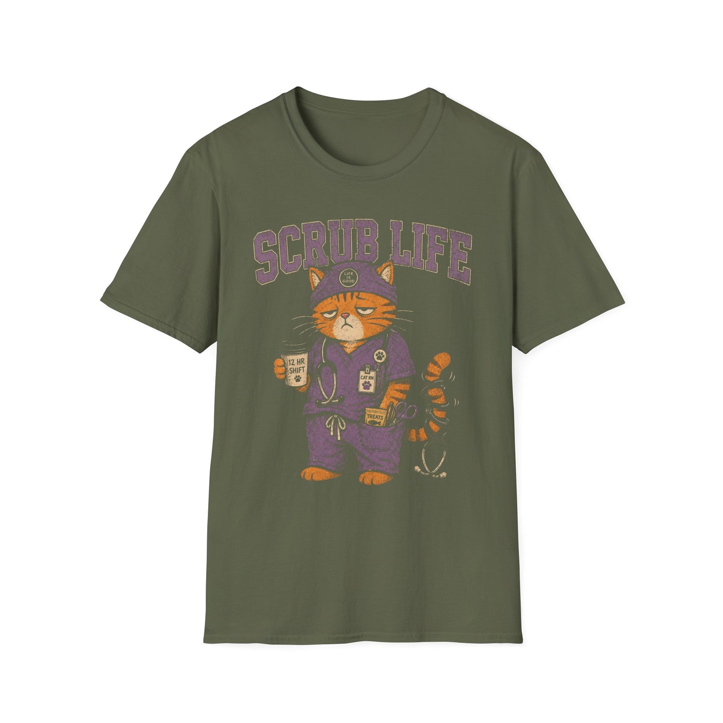 Scrub Tabby T-Shirt