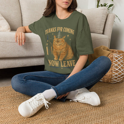 Now leave t T-shirt