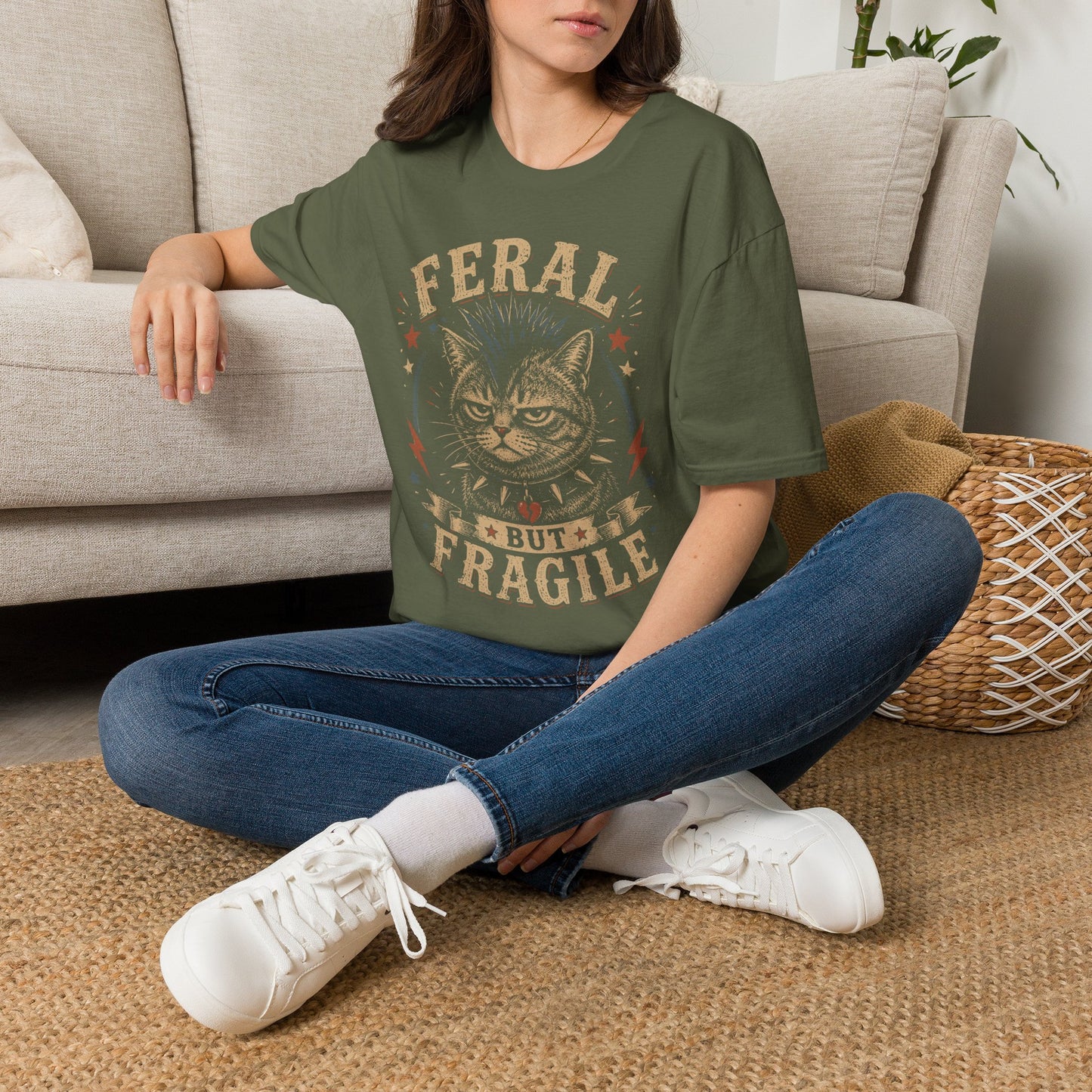 Feral fragile t T-shirt