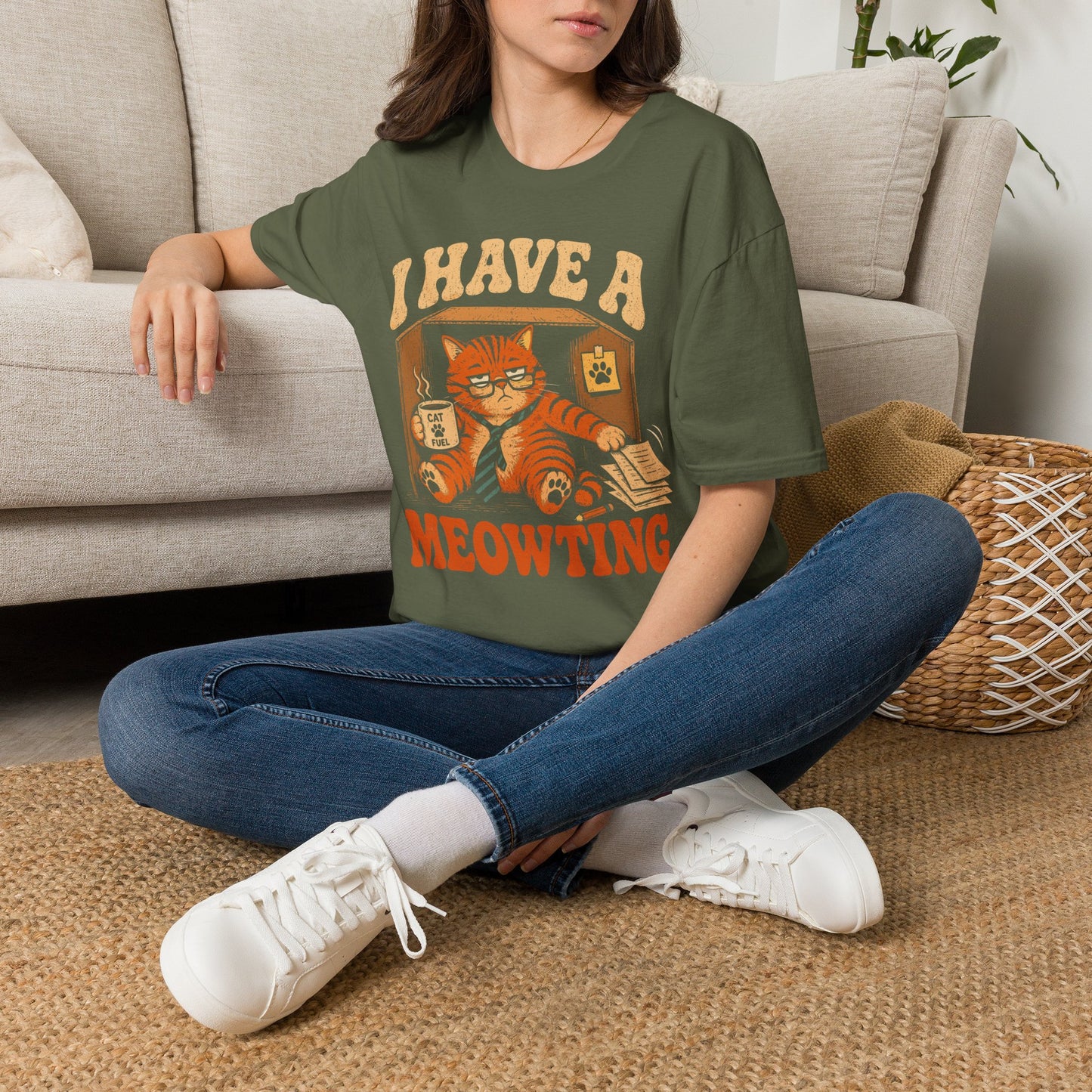 Meowtism mode t T-shirt