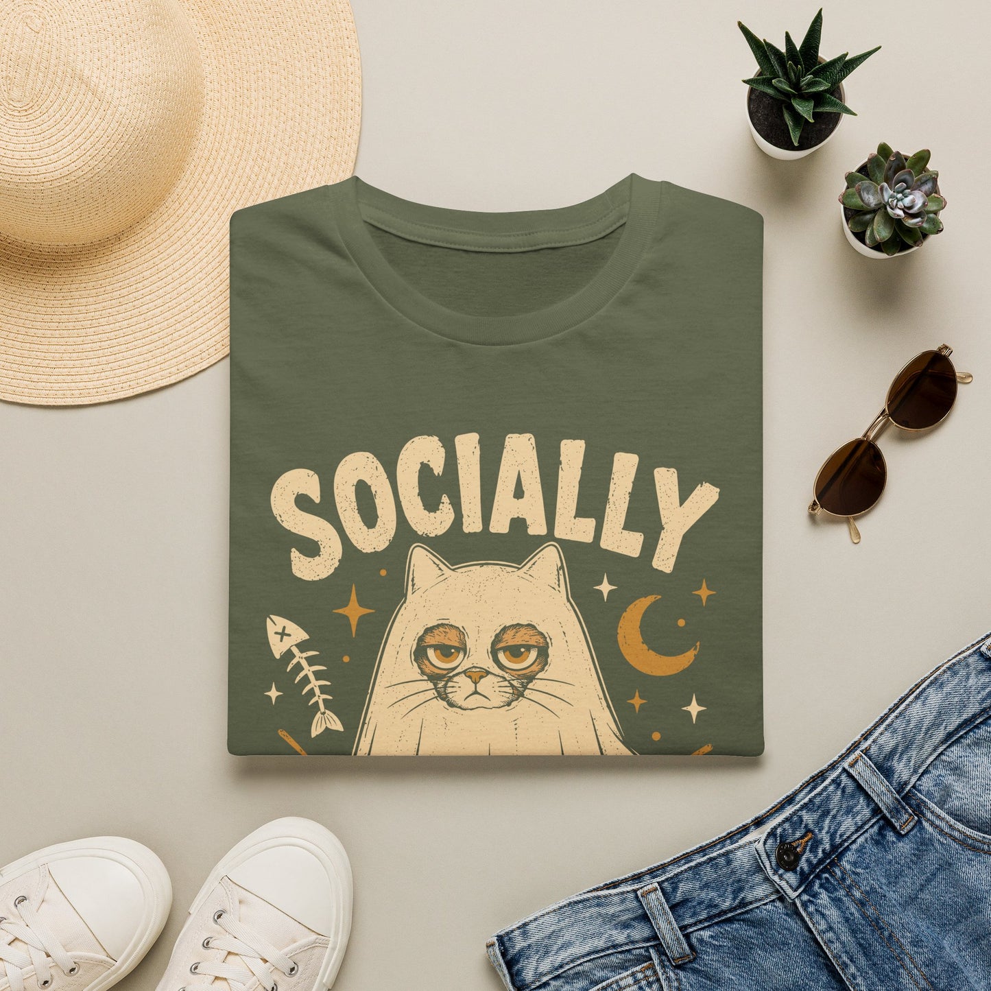 Socially invisible t T-shirt