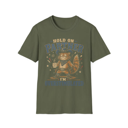 Overstimulated partner t T-shirt