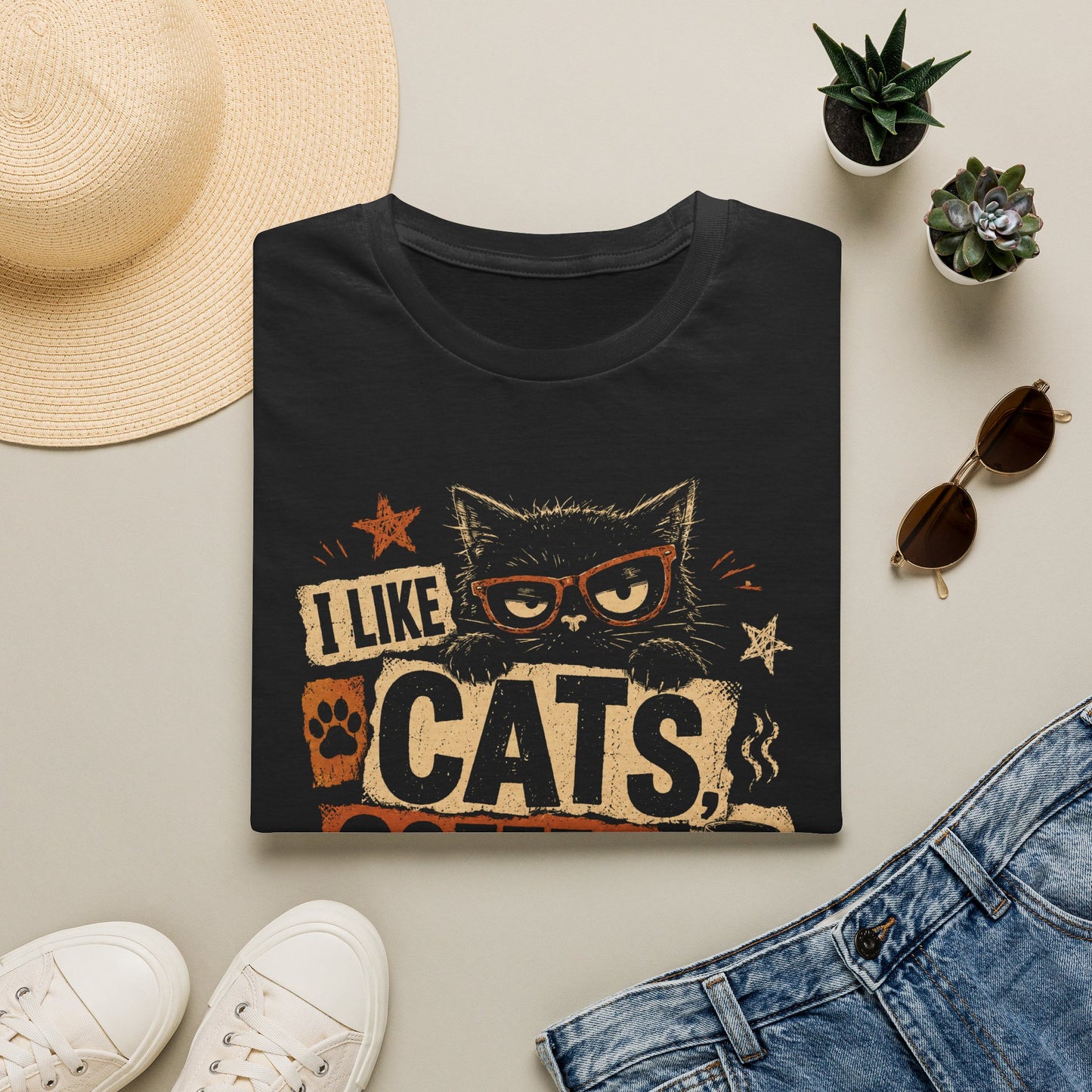 Cats Coffee T-Shirt