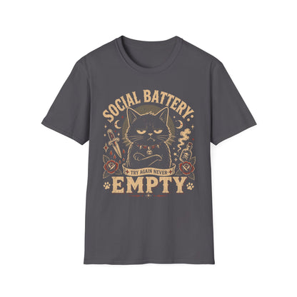 Battery empty t T-shirt