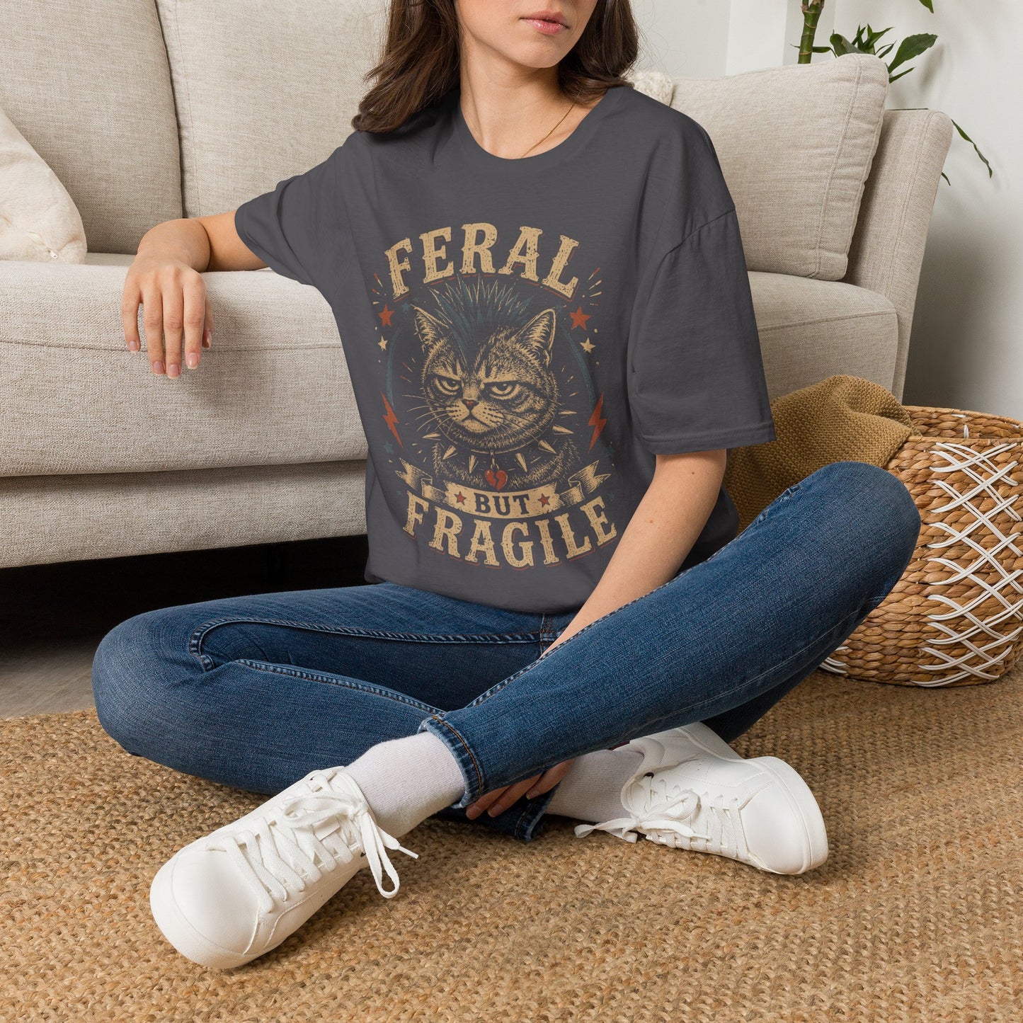 Feral fragile t T-shirt