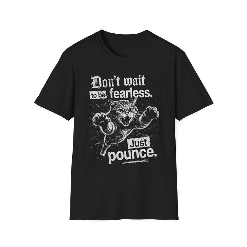 Be fearless t T-shirt - Black front mockup