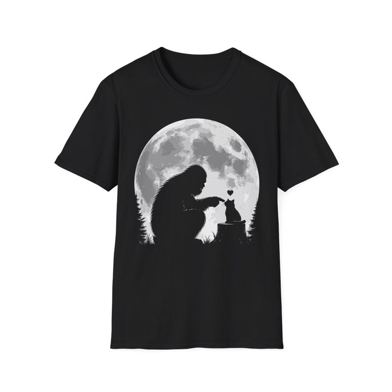 Big foot t T-shirt - Black front mockup